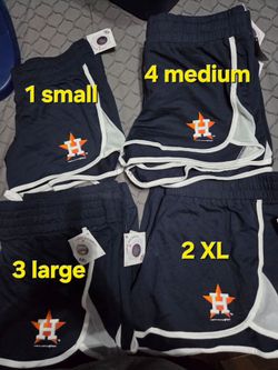 Houston Astros Womens Shorts Many Sizes and Availability Will Be In Description