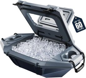 Floating Cooler – 32 QT up to 60 Hours Amphibious Ice Chest - Kayak Camping Coolers for Lake, River, SUP, Fishing, Boat, Pool, Party, Beach & More