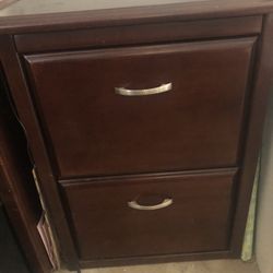 Solid Wood File Cabinet