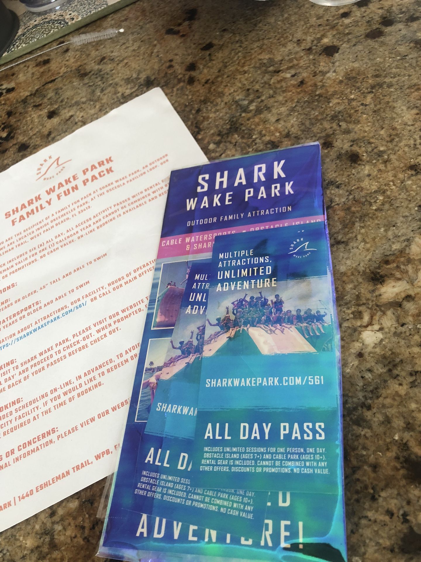 Water Park - Shark Wake Park tickets - Family Pack