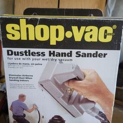 Vintage Shop Vac Hand Sander Kit