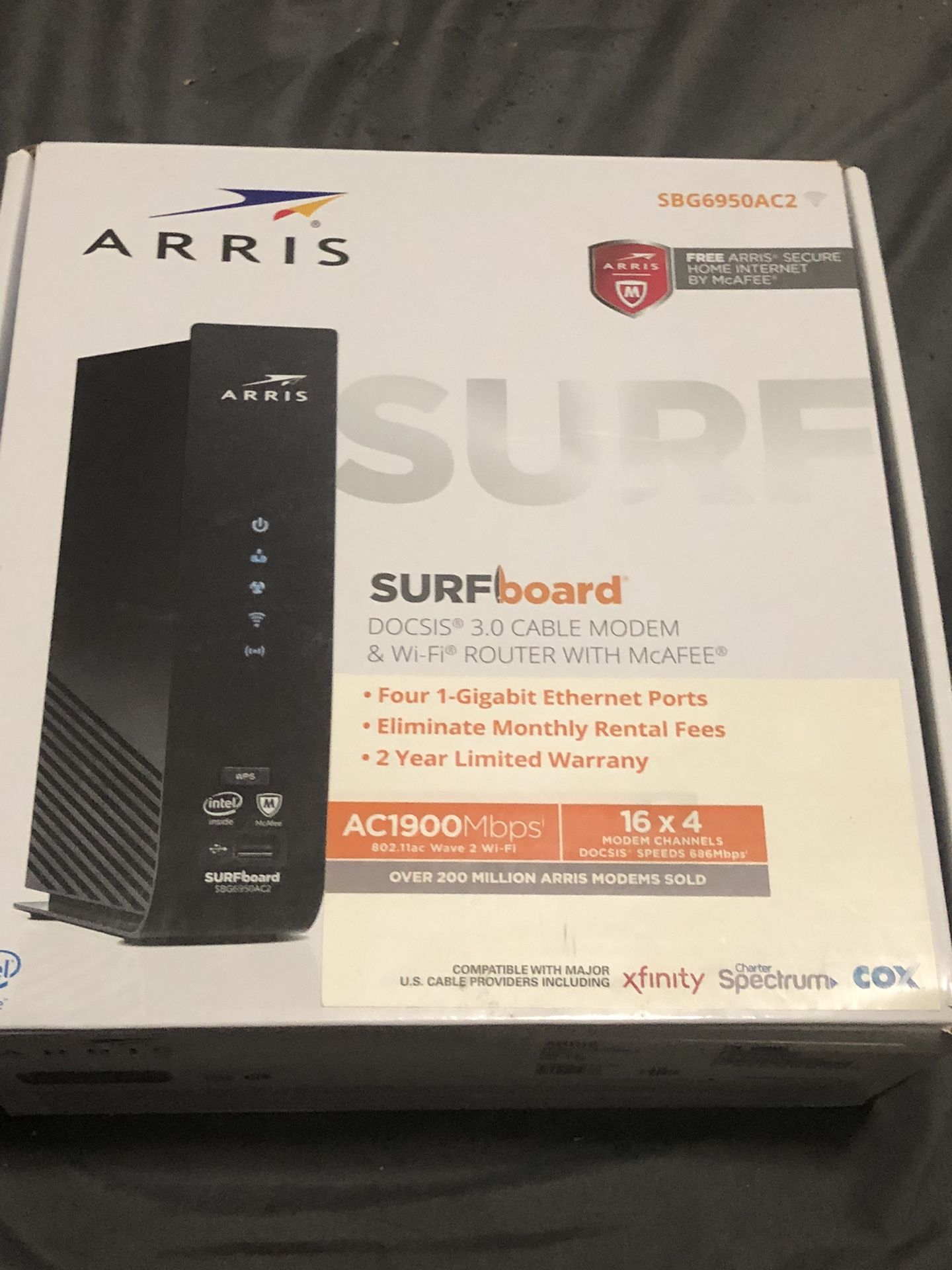 Arris surfboard modem And wireless router