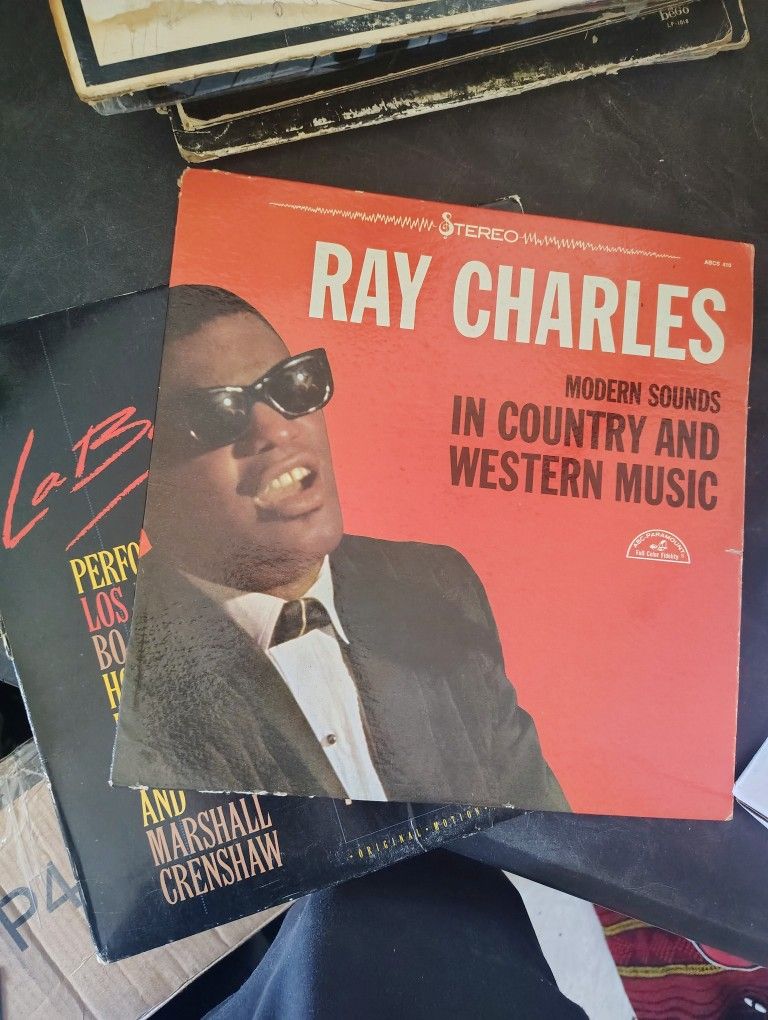 Just Vinyl Cardboard Cases Available. La Bamba And Ray Charles