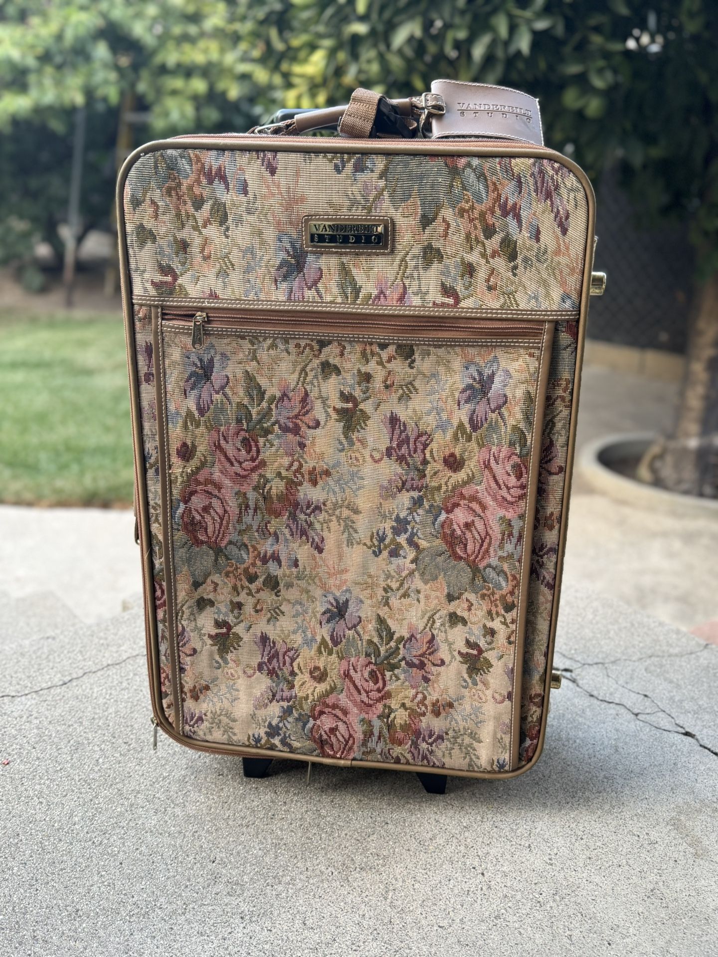 Vintage Floral Luggage