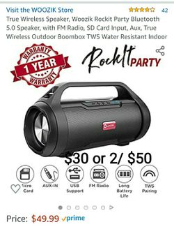 Rock It Party Portable Wireless Speaker-