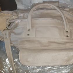 Leather Travel Duffel Bag