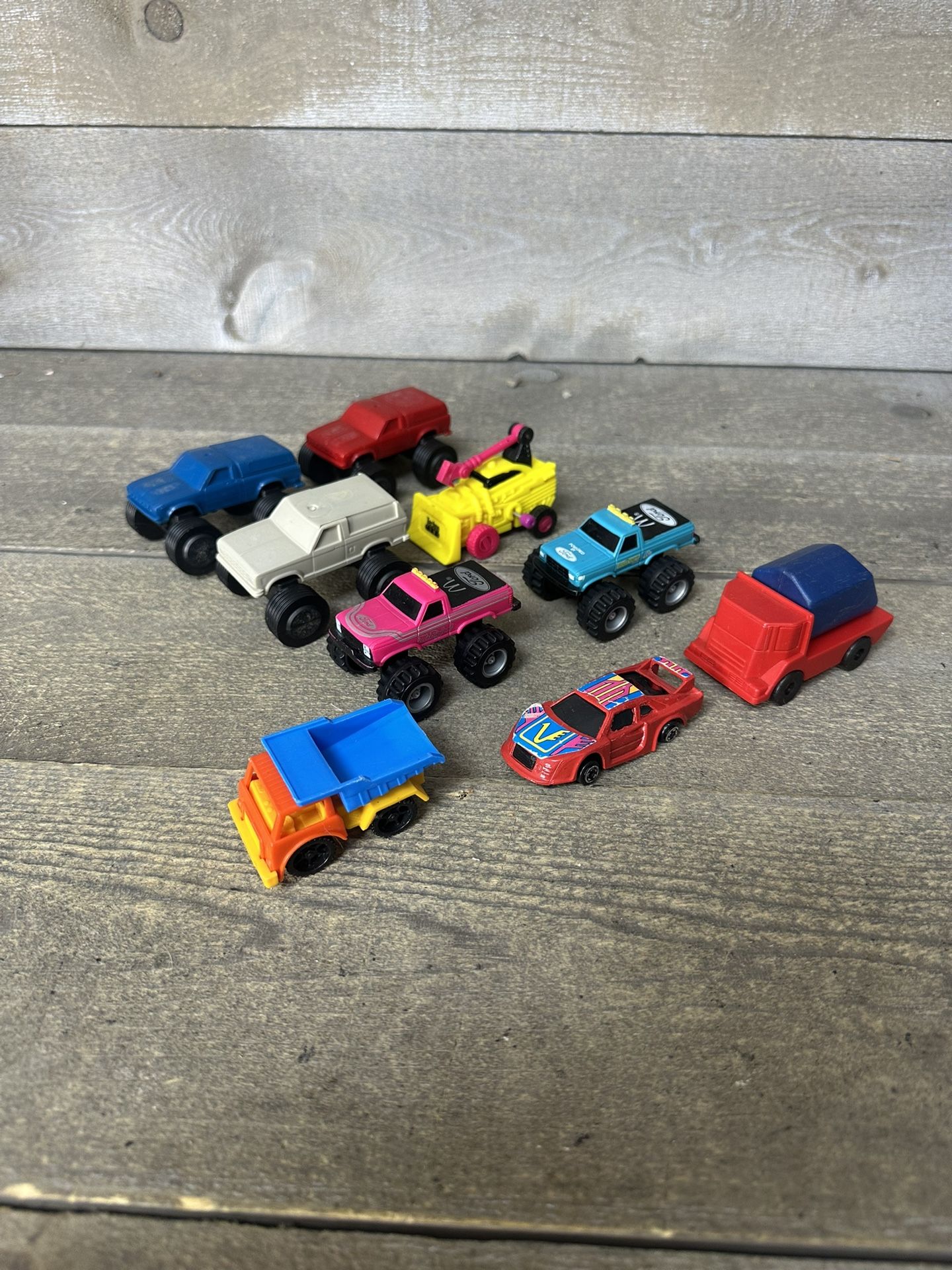 Vintage Lot Stompers F-150 Bronco Mattel McDonald's Wendy's Plastic Car Trucks 