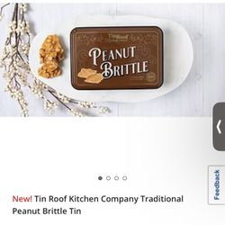 Brand New-Peanut brittle Tin