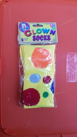 Halloween Costume Clown Socks