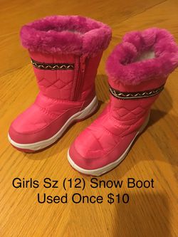 Girls Snow Boots Sz12