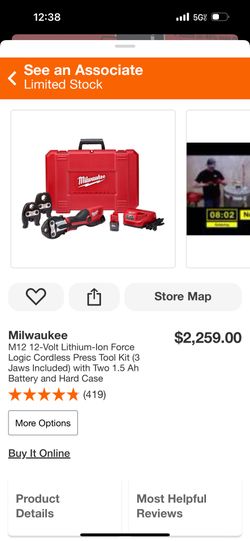 Logic Cordless Press Tool Kit 