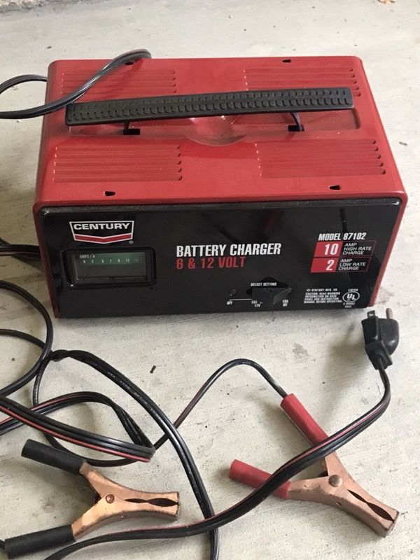 Century Vehicle Battery Chargers, Boosters, & Testers 12-Volt 87102C Battery  Charger 141-291-904 for Sale in Los Angeles, CA - OfferUp