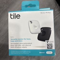 Tile Mate Bluetooth Tracker (2-Pack) – Brand New