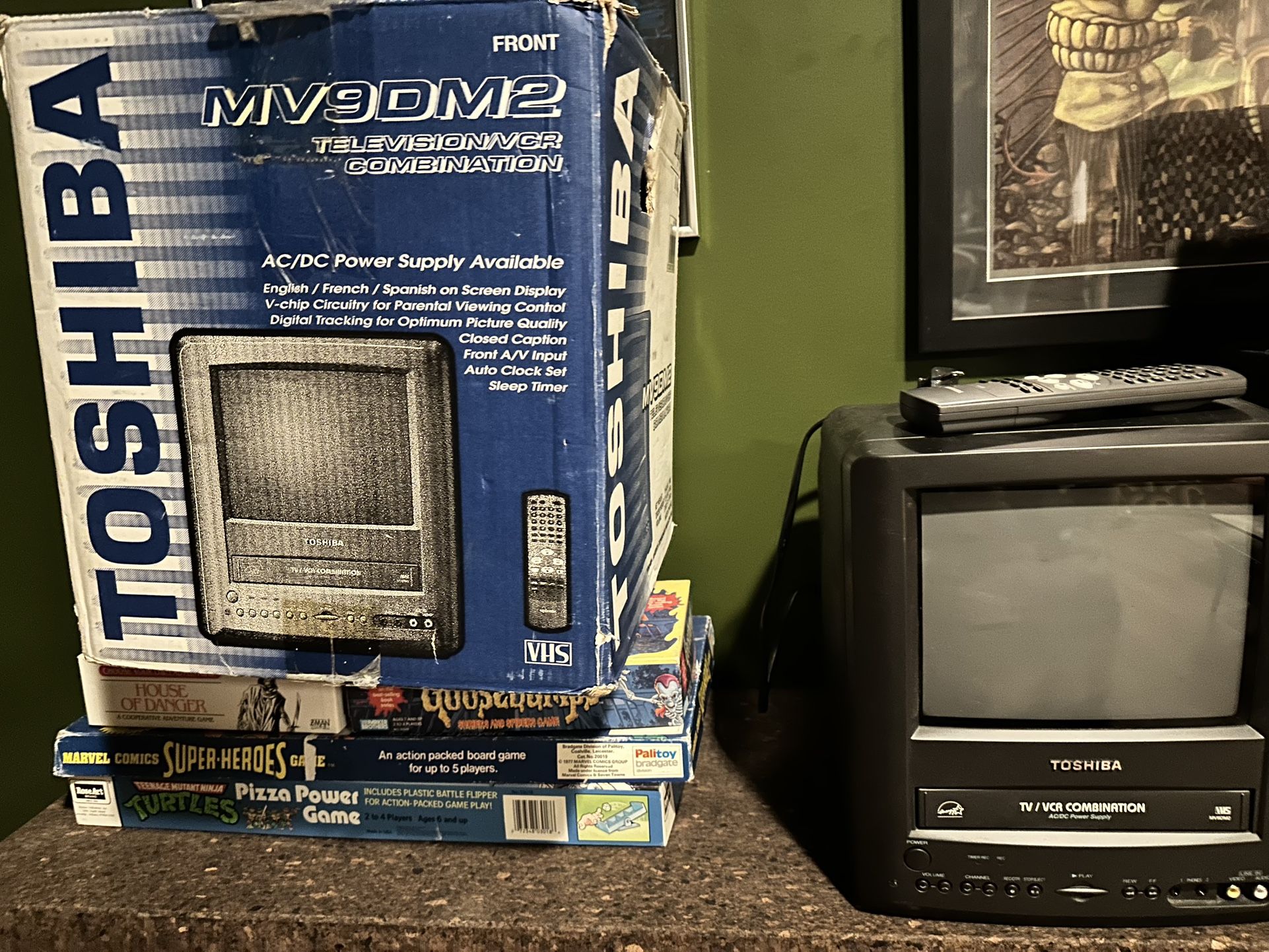 Retro Gaming Tv (9” Toshiba)