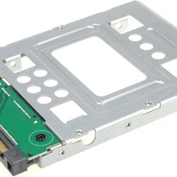 2.5" to 3.5" SATA Hard Disk Drive HDD SSD Adapter Caddy, Tray, Cage, Hot Swap Plug 