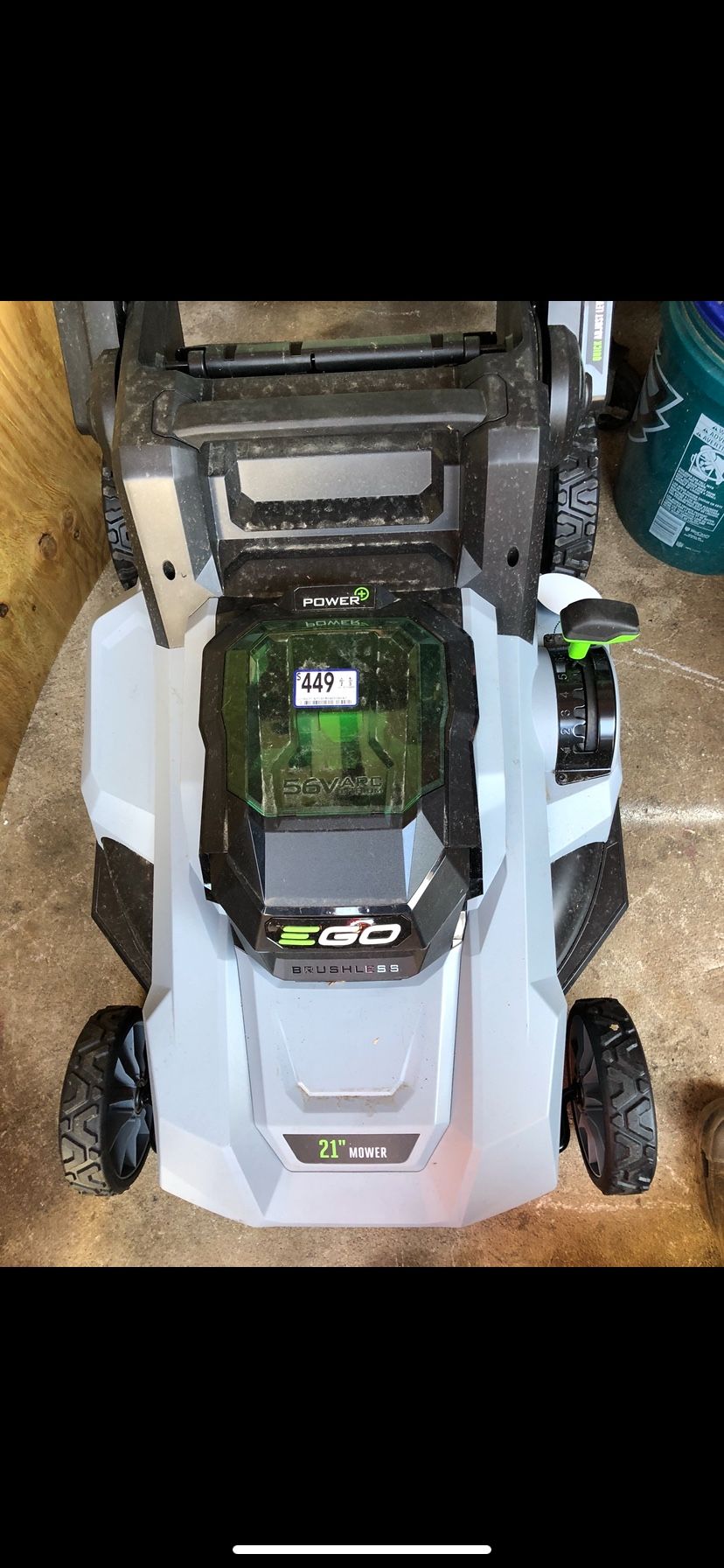 2023 EGO LM2114 56 Volt Battery Powered Lawn Mower With Battery 