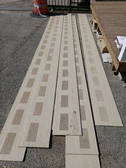 Wood soffit 12 " x 16 ft