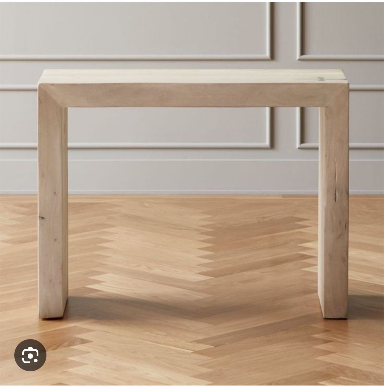 Blanche Bleached Acacia Console Table from CB2