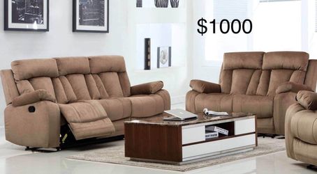 New Microfiber Couch and Loveseat only $50 down payment
