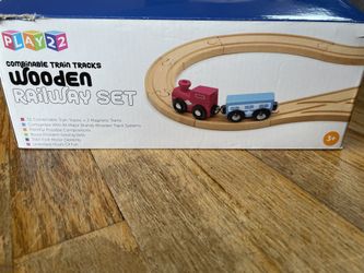 Play22 Wooden Railway Set