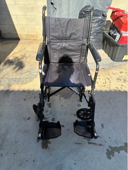Medline Light Weight Foldable Transfer Wheel Chair