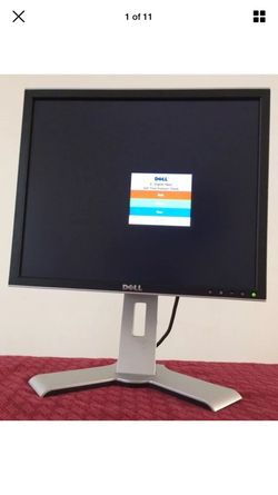 ULTRASHARP DELL 19" LCD SWIVEL MONITOR, MODEL 1907FPt, VGA & POWER CABLE