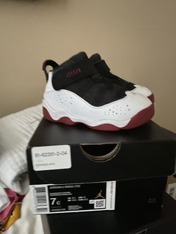 Jordan 6 Rings Black/White-Gym Red