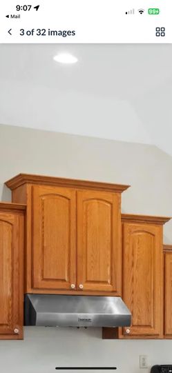 Wolf Stainless Steel Cabinet Range Hood-30” Range