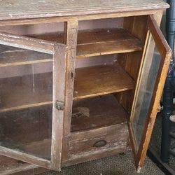 Antique Rustic Cabinet