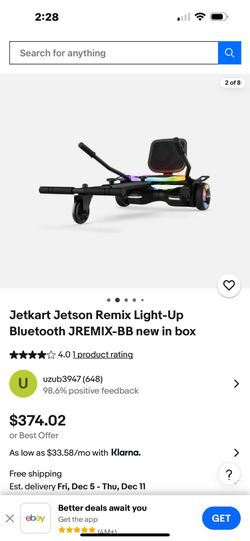 Jetkart Jetson Remix Light-Up Bluetooth 