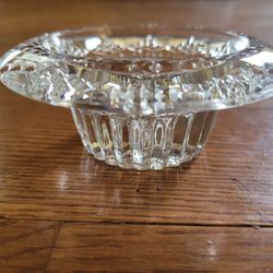 Vintage Indonesia Lead Crystal Candle Holder by ALI