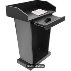 Podium With PA System. 