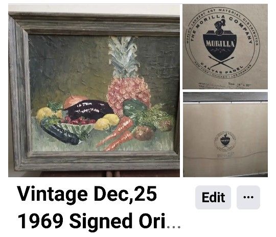 Vintage Original Painting Signed