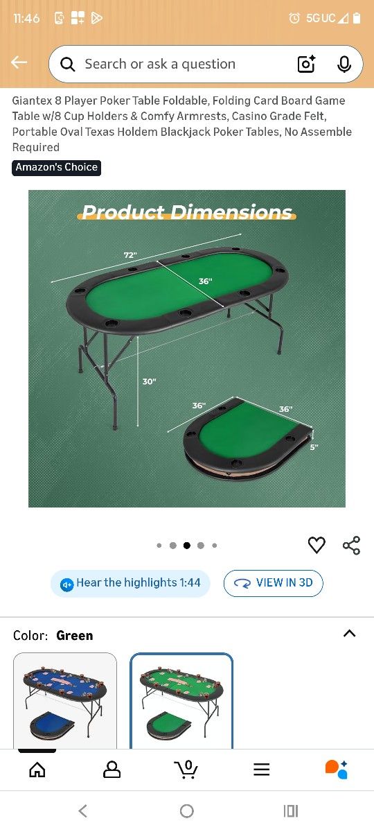 Poker Or Card Game Table Great Condition 80 Takes It