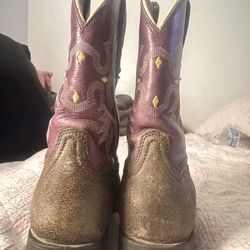 ariat kids boots size 2