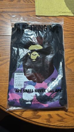 A Bathing Ape BAPE Black T-Shirt Size M