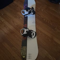 Salmon Huck Knife Grom 2024 140cm + Union Flight Pro Bindings