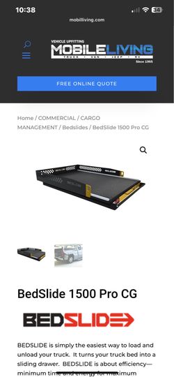 BedSlide 1500 Pro CG