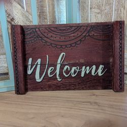 Purple White Heartwood Palette Sign