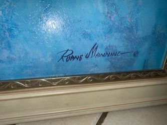 Ruane Manning Signed Framed licensed replica Painting