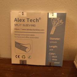 Alex Tech - 10ft, 1/4 Inch Cable Management sleeve