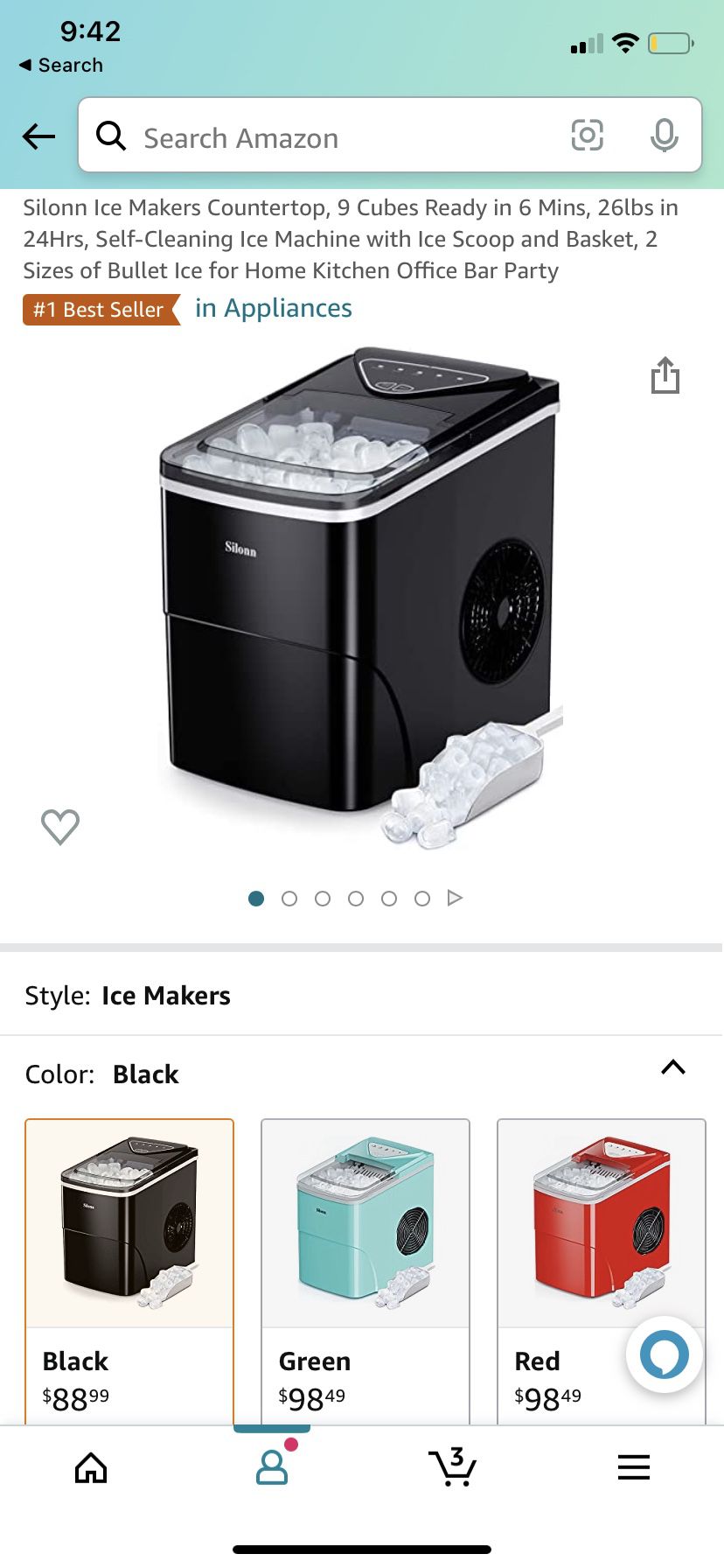 LIKE NEW small/large Ice Cube Maker