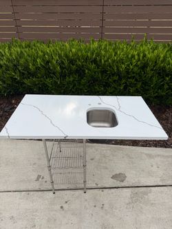 Sink with countertop