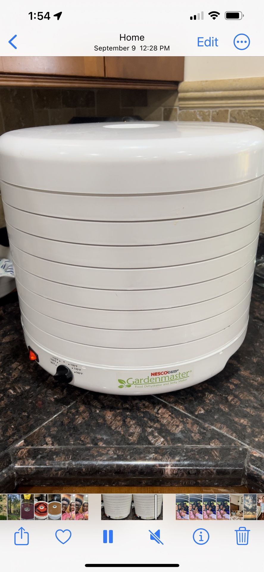 Nesco Garden master Dehydrator 8 Trays, Liners Best Offer
