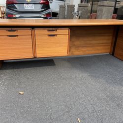 Mcm Teak Danish Style Credenza 