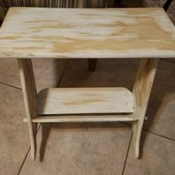 Antique Magazine And Phone Table...