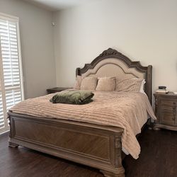 King bed frame set