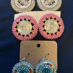 Handmade Beaded Earrings 