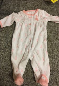 Flannel newborn sleeper