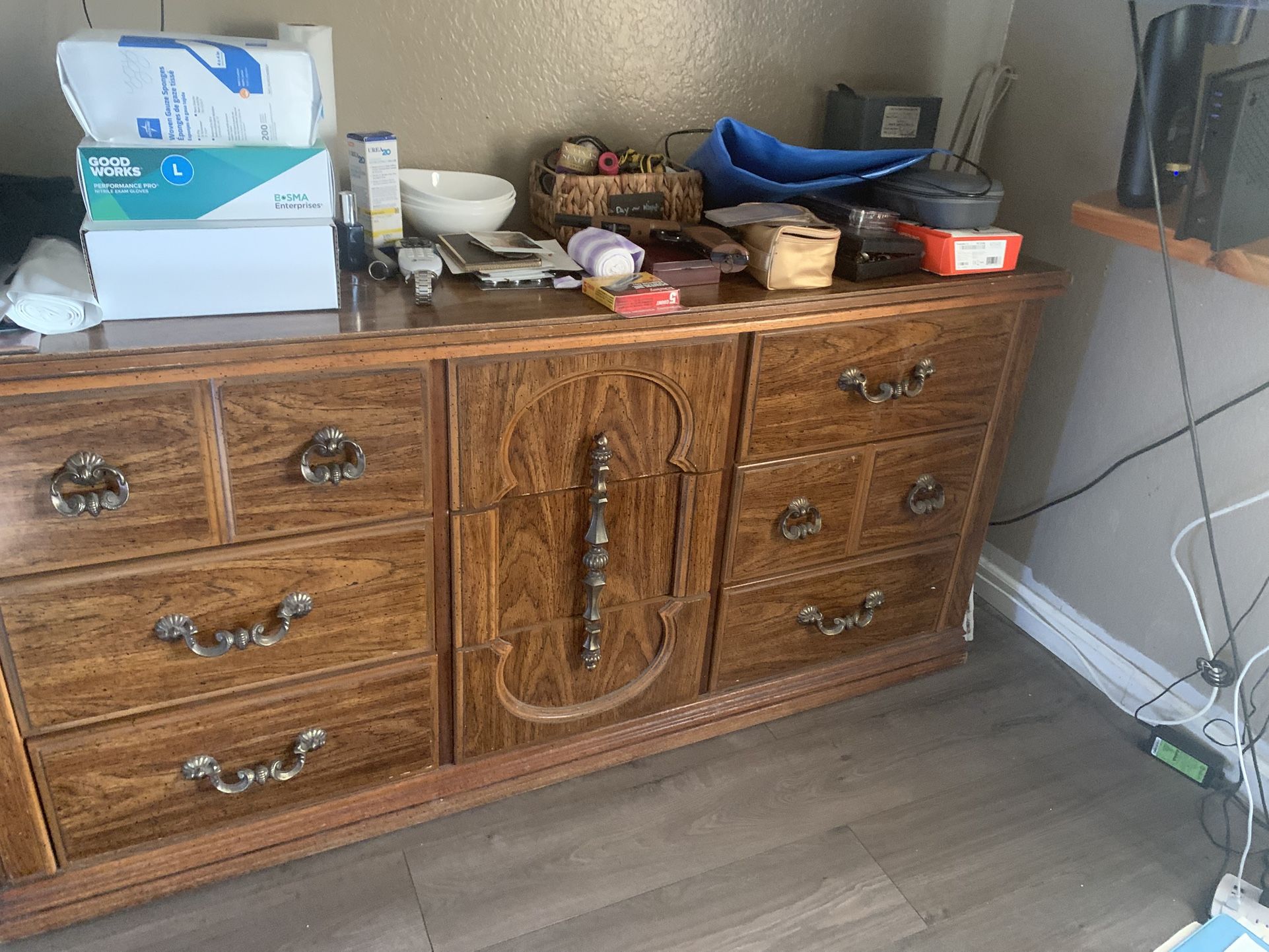 Antique Wood Dresser